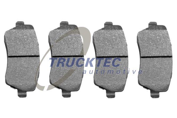 TRUCKTEC AUTOMOTIVE Piduriklotsi komplekt,ketaspidur 02.35.446